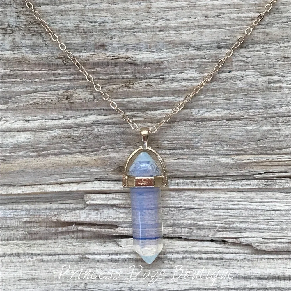 Gold Chakra Stone‎ Necklace